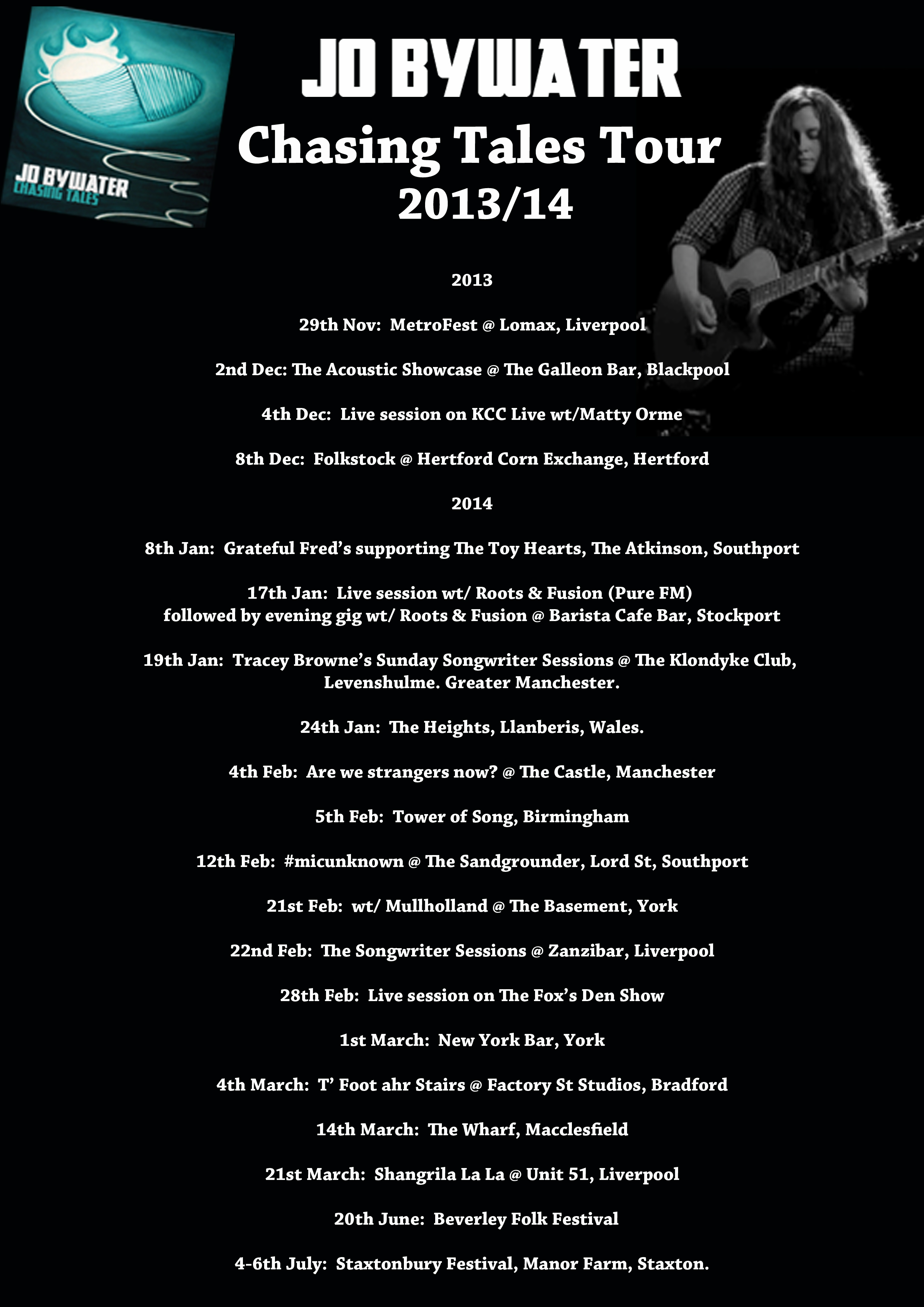 2013-14 Chasing Tales gigs - more to come